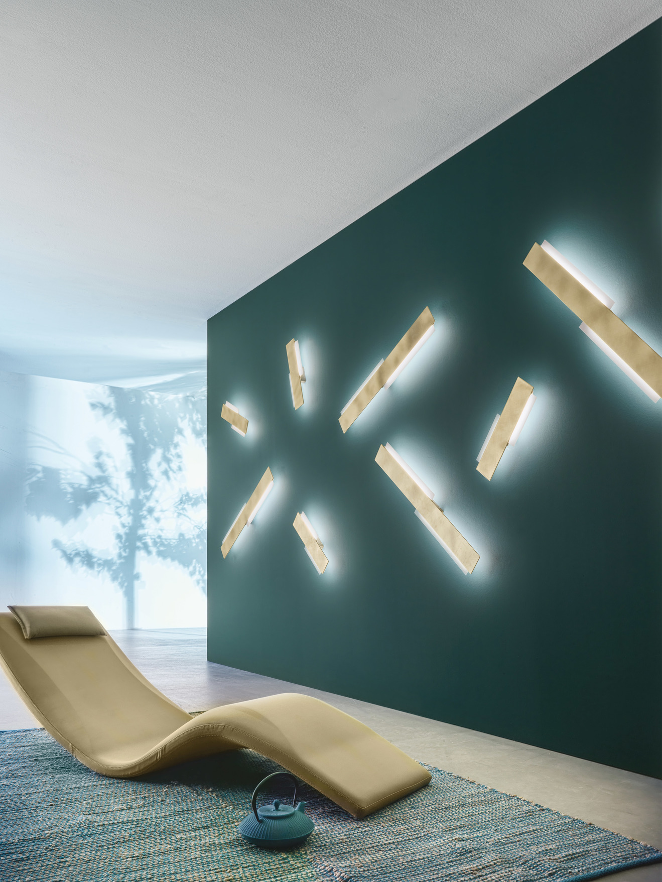 Applique murale Mikado en aluminium par Giarnieri Light